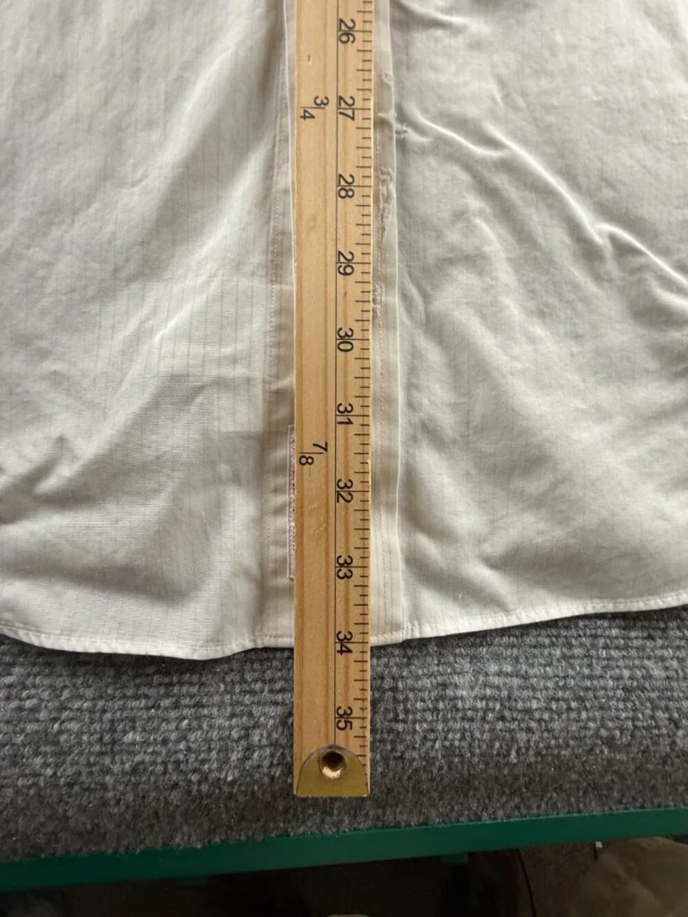 Brooks Brothers Cotton Non-Iron Gray 18 4/5 Striped Pocket Shirt Business ****